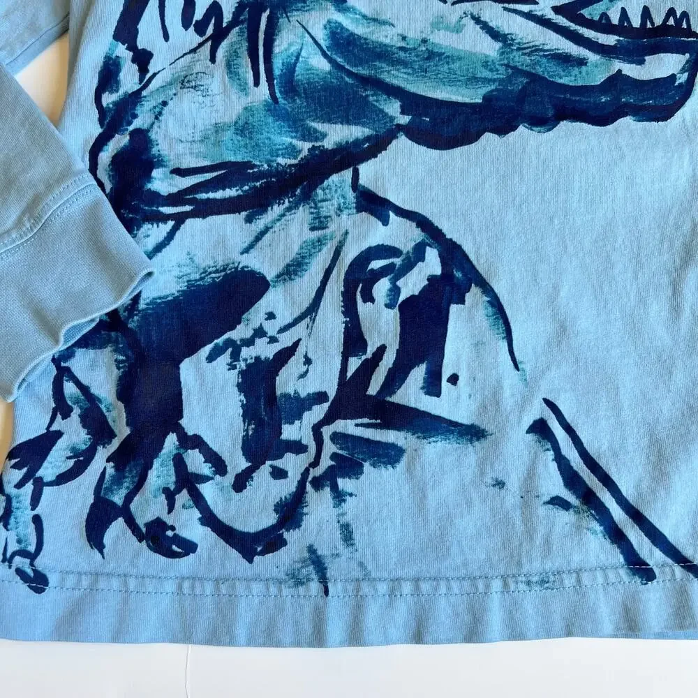 Gymboree Dinosaur Blue Tee S (5-6)